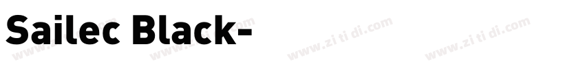 Sailec Black字体转换 Sailec Black字体转换